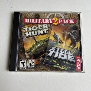 Tiger Hunt & Steel Tide Military‎ 2 Pack PC Computer War Games